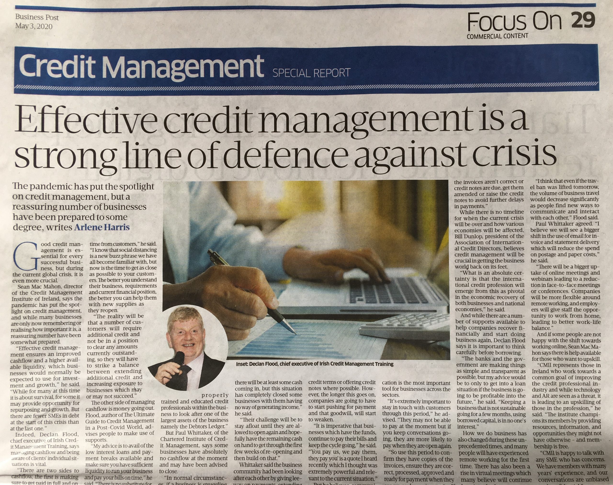 Sunday Business Post 3rd May 2020