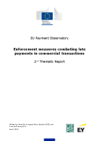 Enforcement measures combating late payments in commercial transactions 2nd Report March 2024